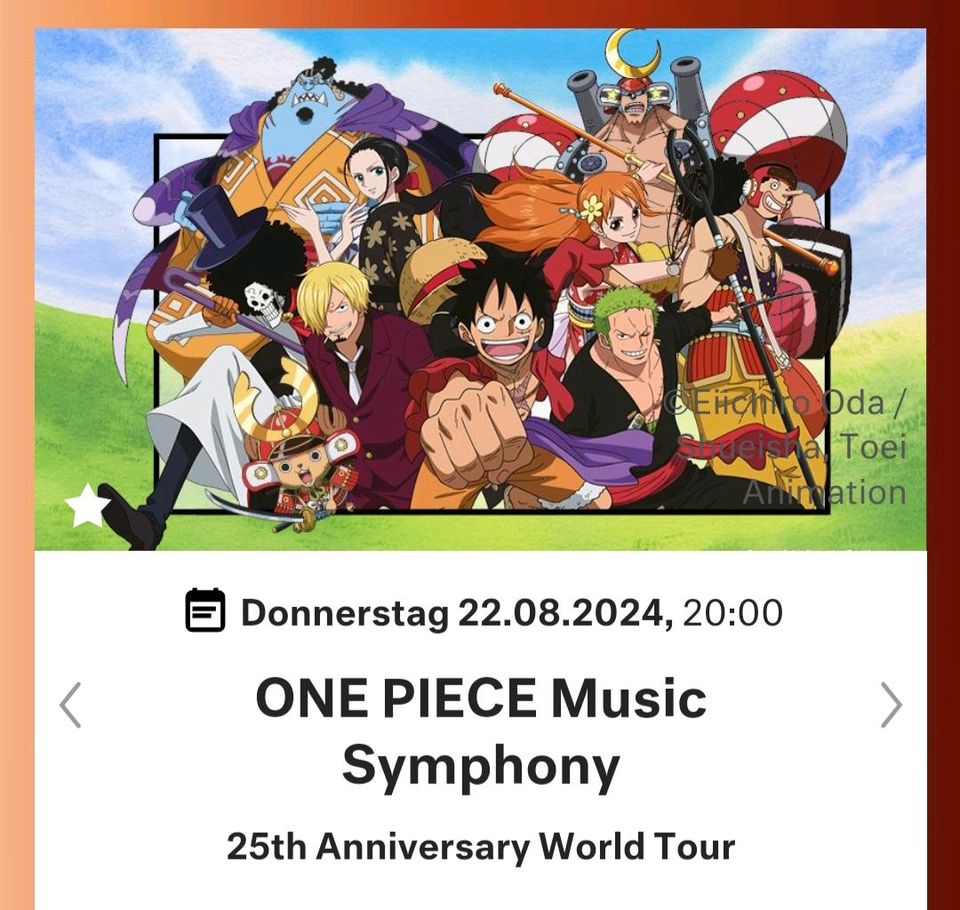 One Piece Music Symphony Tickets in Köln