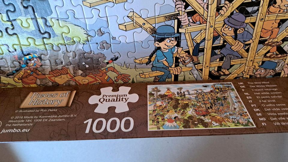 Pieces of History Comic Puzzle 1000 Teile Wilder Westen in Wettenberg