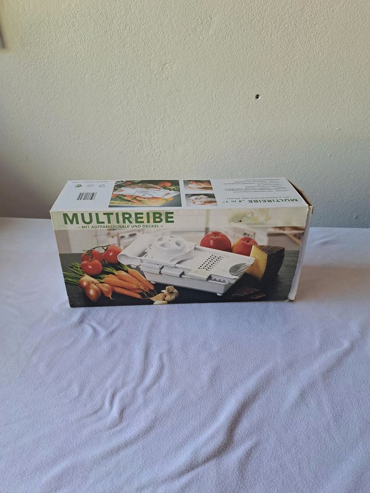 Multireibe 8 in 1 mit Auffangschale **neu** Gemüseschneider Küche in Kümmersbruck