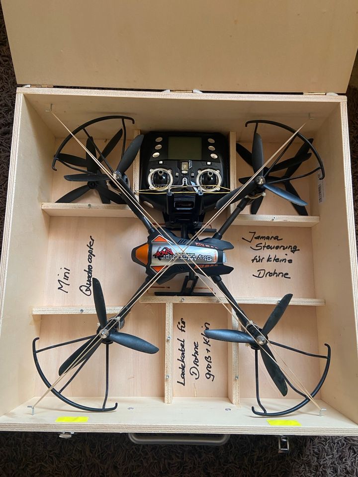 Skywatcher Race RTF + FPV Drohne mit Tasche in Oberpleichfeld