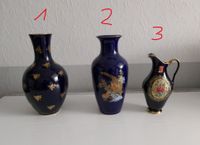 Kobalt Vase Krug Rose Blumen blau -Lindner Kueps -Halbach -ab 16€ Harburg - Hamburg Hausbruch Vorschau