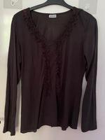 Schwarzes Langarmshirt / Gr. 40/42 / Street One Nordrhein-Westfalen - Gütersloh Vorschau