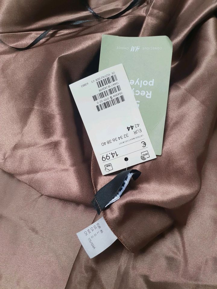 Kleid Gr 44 H&M neu glänzend Nachthemdchen in Bexbach