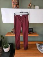 H&M dunkelrote Skinny Hose Röhrenhose elastisch Nordrhein-Westfalen - Goch Vorschau