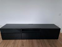 Sideboard, TV-Schrank, Schwarz, Tip-Open Hochglanz Bayern - Holzgünz Vorschau