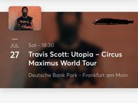 2x Tickets Travis Scott Frankfurt Sitzplatz Nebeneinander ! Nürnberg (Mittelfr) - Südoststadt Vorschau