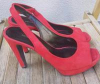 Kennel&Schmenger damen Sandaletten gr.37,5 rot fast Neu, West - Unterliederbach Vorschau