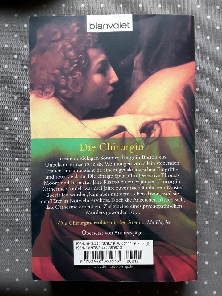 Tess Gerritsen    DIE CHIRURGIN in Osterzell