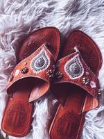 Boho Hippie Ibiza Sandalen rostbraun Größe 39 Niedersachsen - Freren Vorschau