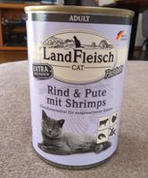 LandFleisch Katzennassfutter Adult Pastete Rind & Pute Shrimps Bayern - Olching Vorschau