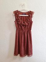 mexx 34/xs  kleid rüschen dotts punkte sommer rot Süd - Niederrad Vorschau