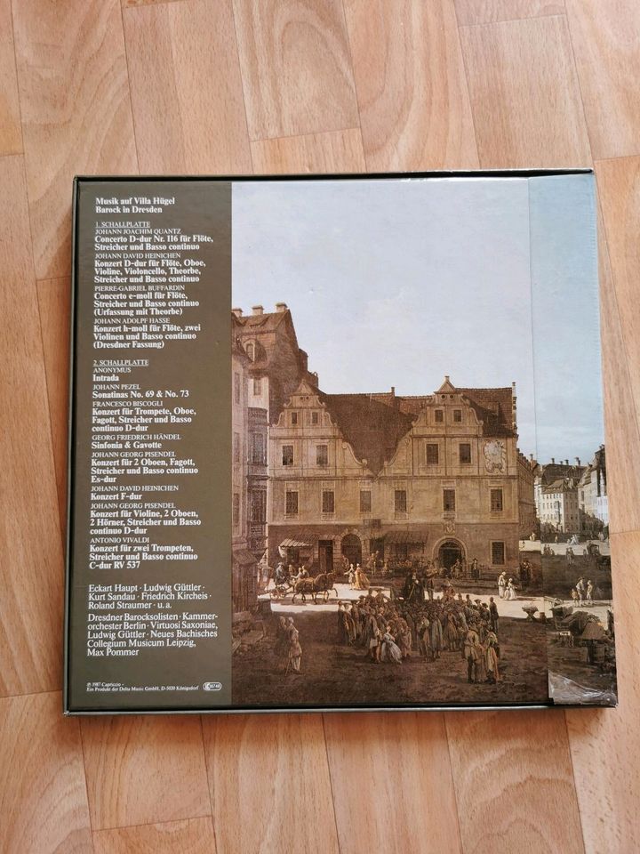 Schallplatte Vinyl Record Musik auf Villa Hügel Barock im Dresden in Coburg