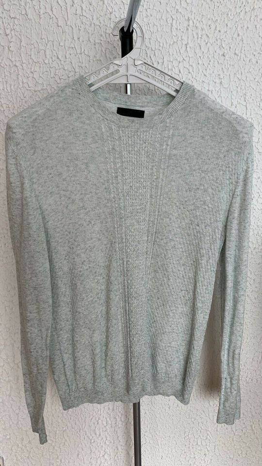 Pullover Gr. M | Herren | weiß grau hellgrün in Remshalden