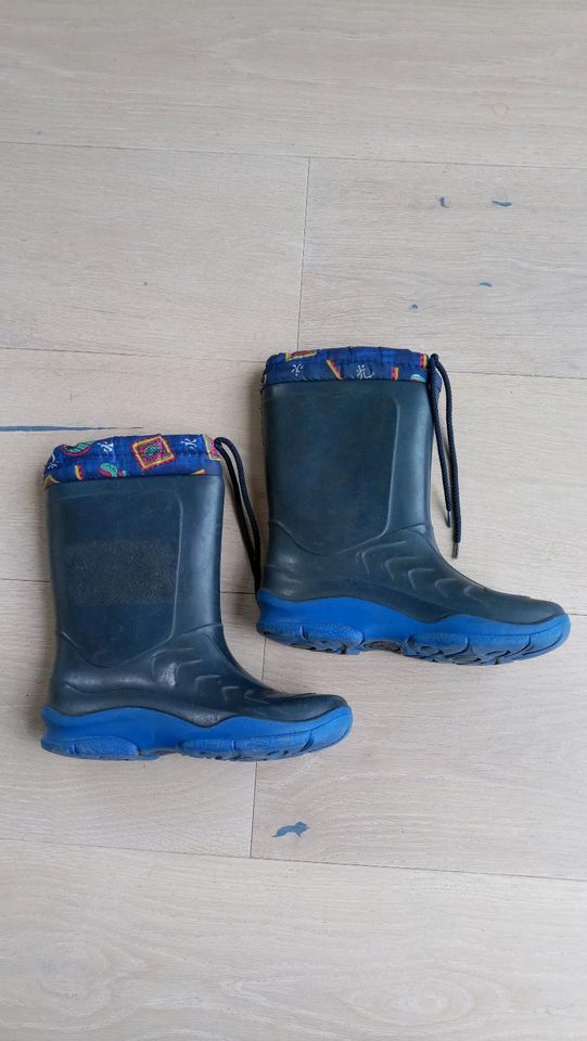 Gummistiefel ungefüttert Gr. 30/31 dunkelblau in Schopfloch