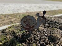 Blech Blumenstecker Schnecke für den Garten - Dekoration Bayern - Holzgünz Vorschau