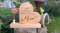 Geschenk Muttertag Vatertag Herz Holz Sachsen-Anhalt - Halberstadt Vorschau
