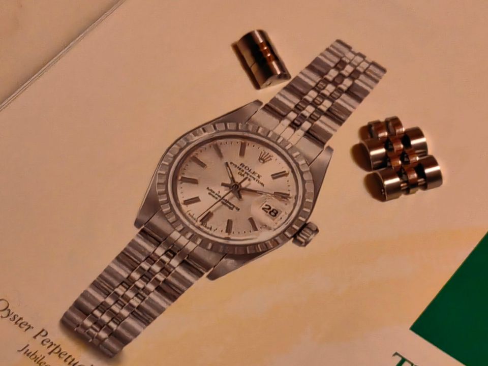 Rolex Jubilee Stahl Verlängerungsglied 69174 79174 Lady Datejust in Homburg