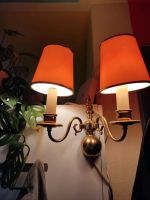 Wandlampe mit 2 Kerzen E14 Bronze/Gold Hessen - Bad Schwalbach Vorschau