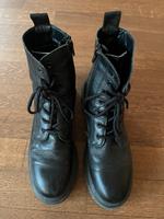 TAMARIS Damenschuhe, Stiefel, Leder, schwarz Düsseldorf - Grafenberg Vorschau