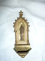 Weihwasserspender mit Madonna / Mutter Gottes aus Messing Vintage Kr. München - Ottobrunn Vorschau