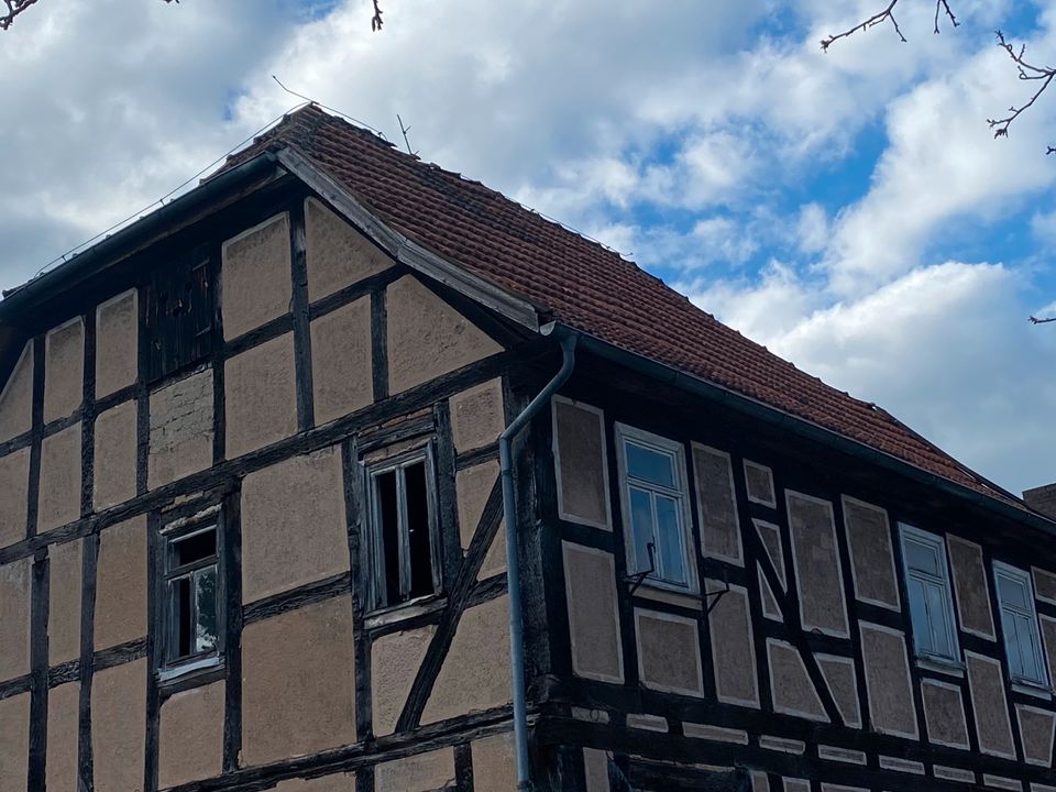 Antike Dachziegel Sparren und 2 Big Bags Lehmschüttung in Fulda