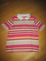 Damen Poloshirt, weiß-pink-beige-apricot mit weißem Kragen,Gr. 40 Bayern - Schwarzenbach a d Saale Vorschau