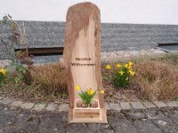 Holzaufsteller mit Blumenkasten "Herzlich Willkommen " Bayern - Großheubach Vorschau