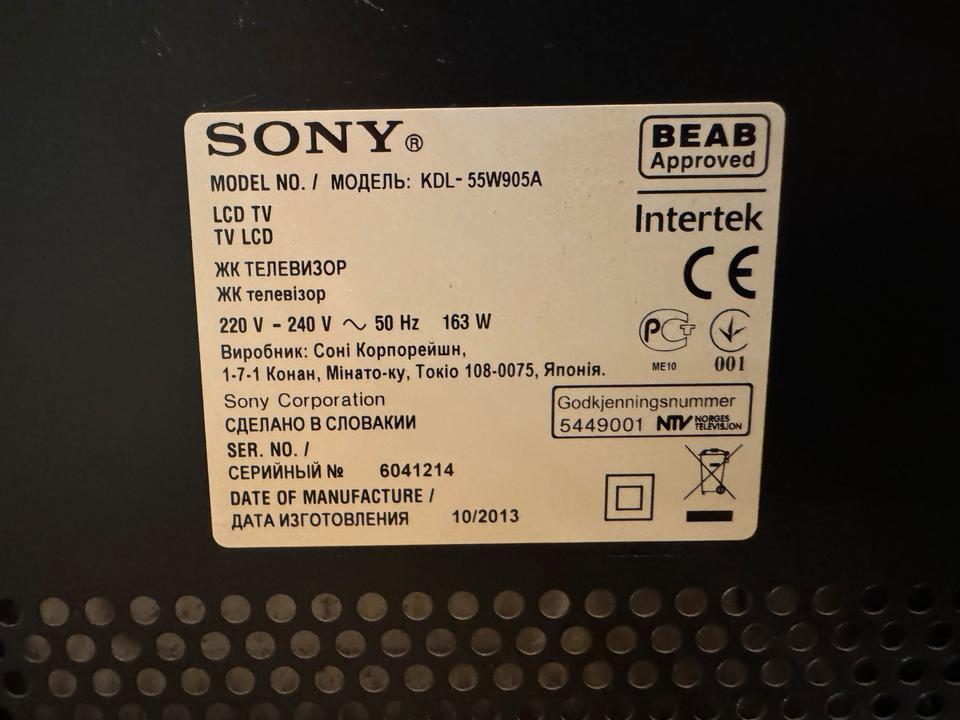 Sony Bravia W905 Full HD, 3D, 55 Zoll TV inkl. Fire TV Stick 4k in Emden