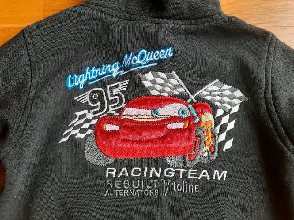 Sweatjacke adidas Lightning McQueen Größe 116 in Aschaffenburg