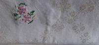 VintageTischdecke, Blumenmotiv gestickt 150x90cm. Bayern - Brand Vorschau