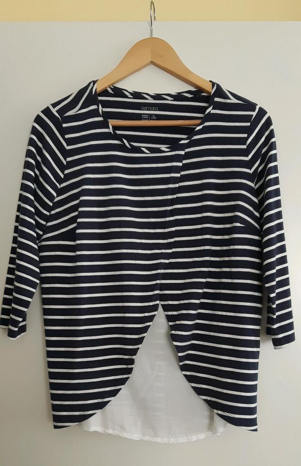 Umstandsshirt/-bluse 3/4-Arm in Stein