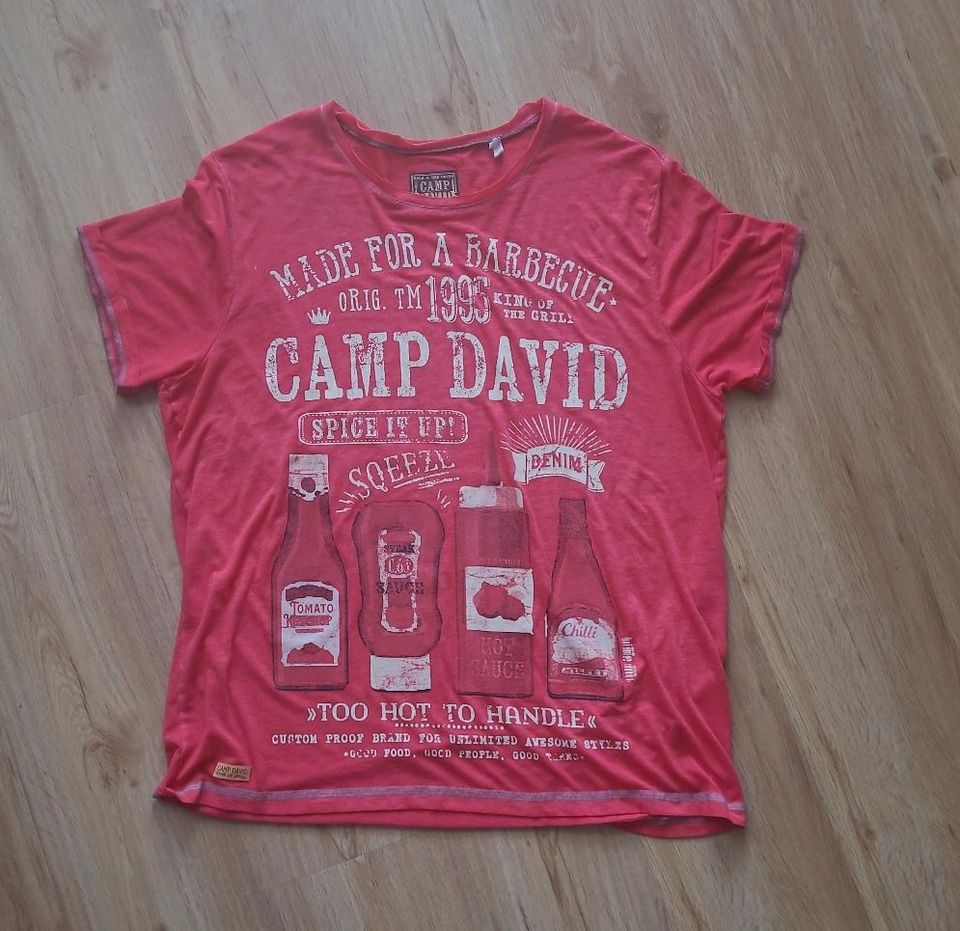 Camp David T shirt rot / XXL in Würzburg