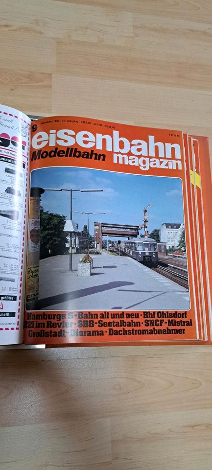 Modellbahn Eisenbahn-Magazine 12× von 1983 in Gundelsheim