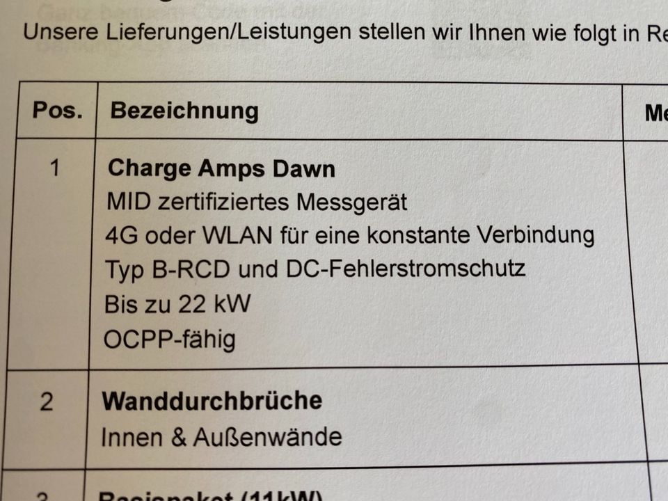 Charge Amps Dawn Wallbox Ladestation bis zu 22 kW in Essen