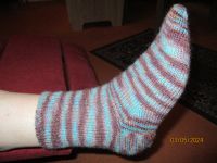 1 Paar handgestrickte Socken Gr.: 39-42  Neu Sachsen - Waldheim Vorschau