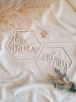 Hochzeit Stuhlschild Für immer und ewig Holz Holzschild Hexagon Bayern - Lohr (Main) Vorschau