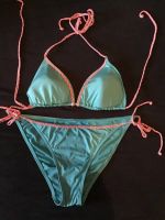 Bikini Teisumi Türkis mit rosa Kordel Größe 40 Stuttgart - Stuttgart-Süd Vorschau