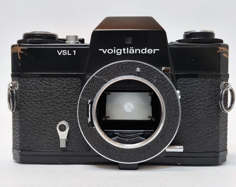 Voigtländer VSL 1 TM, Objektiv Color Ultron 1,8/50 (M42) in Landau in der Pfalz