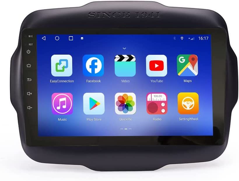 9 Zoll Android 13 Autoradio GPS Navi für Jeep Renegade 2016-2018 BT USB FM Wifi Carplay in Dortmund