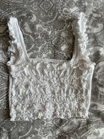 Zara Top Gr. S weiss bauchfrei Träger Sommer wie neu! Bayern - Schwarzenbruck Vorschau
