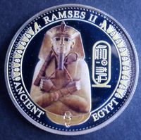 Altes Ägypten Silbermünze "Ramses II" 2016 Sammlermünze Polierte Heilbronn - Kirchhausen Vorschau