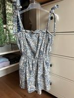 H&M Jumpsuit Einteiler blau weiß floral Gr. 40 Bayern - Augsburg Vorschau
