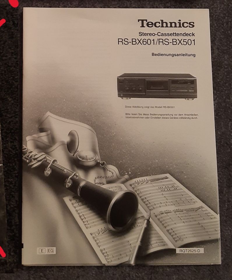 "TECHNICS - Stereo Cassette Deck RS-BX501" - Kassetten-Deck in Salach