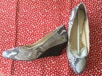 Damen Schuhe Leder - Nine West – Schlangenprint - Keilabsatz 39 Nordrhein-Westfalen - Ratingen Vorschau