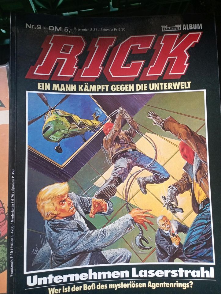 Rick #1-9 Comic Sammlung Rick Master Bastei komplett in Flensburg