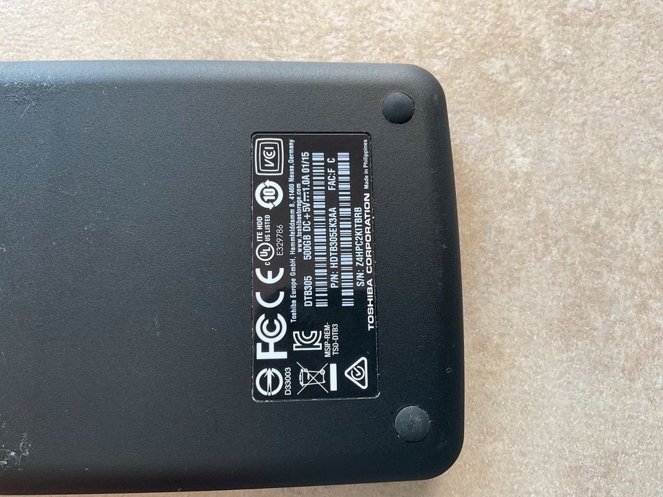 Toshiba externe Festplatte 500GB in Köln - Chorweiler | Festplatten &  Laufwerke gebraucht kaufen | eBay Kleinanzeigen ist jetzt Kleinanzeigen