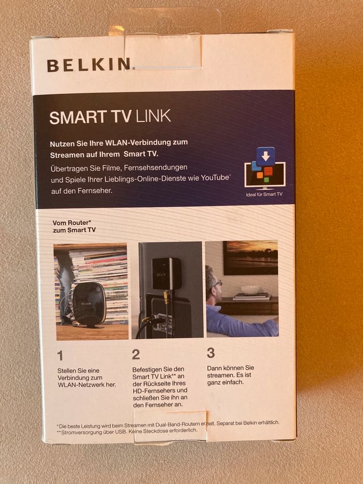 Belkin Smart TV Link Ethernet zu Wifi Brücke in Leipzig