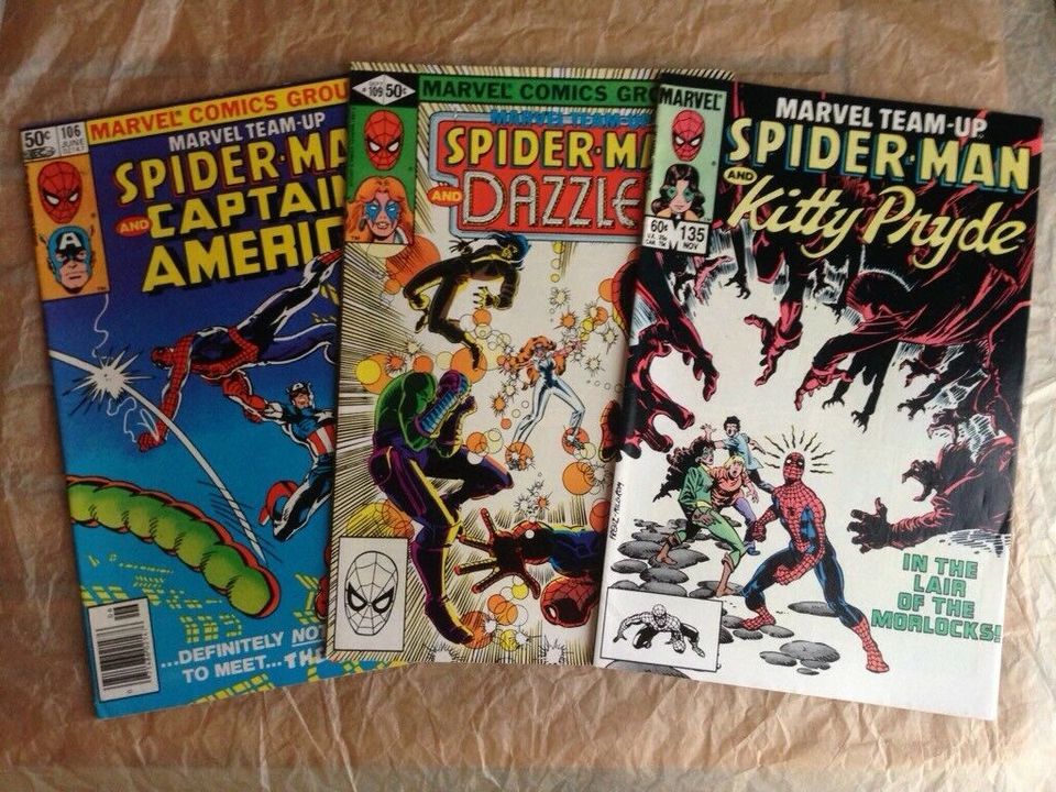 3 Marvel Team - Up - Spider-man - Captain America - US Comics in Rheda-Wiedenbrück