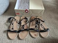 Esprit sandalen riemchensandalen 37 und 39 schwarz silber leder Hessen - Stadtallendorf Vorschau