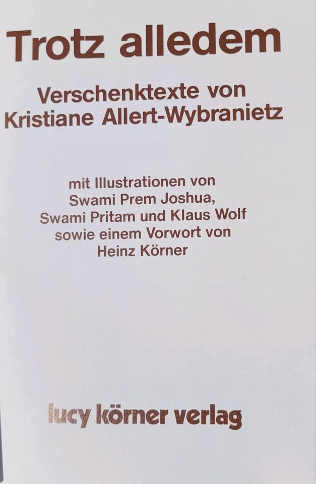 Verschenk -Texte-Büchlein in Arnstadt